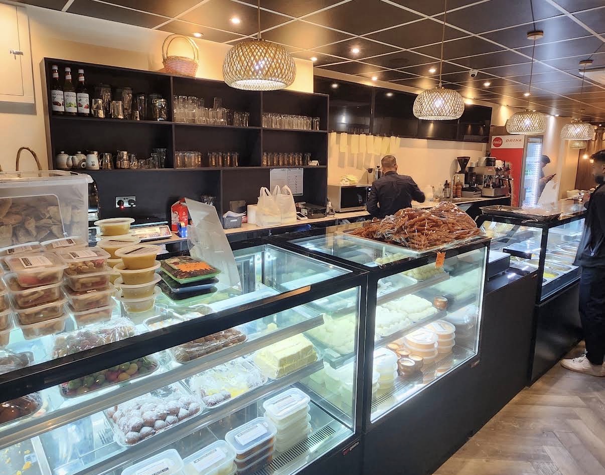 Mishti and traditional sweets counter